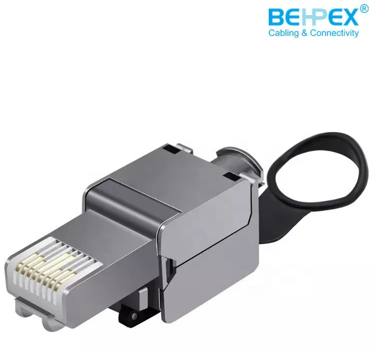 CAT8 Patch Cord Modular Plug Keystone Jack For RJ45 Cat.8 Patch Cable Tool Free