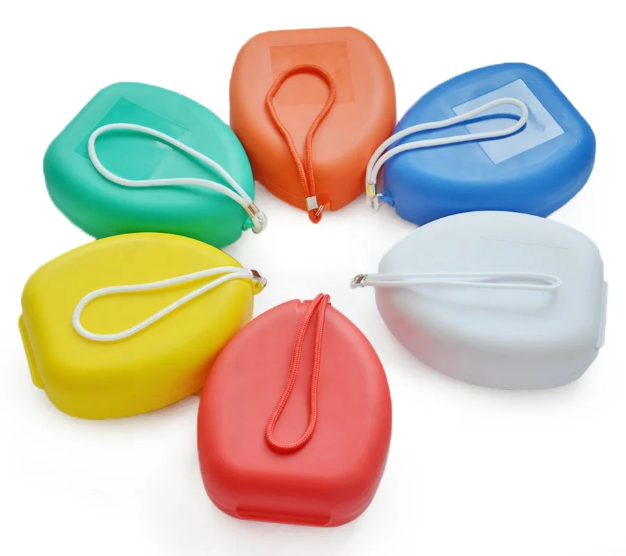 CE & ISO13485 Approved Konmed Customized Logo Support Breathing Spare Part Kit With Colorful Hard Plastic Case CPR Face Shield