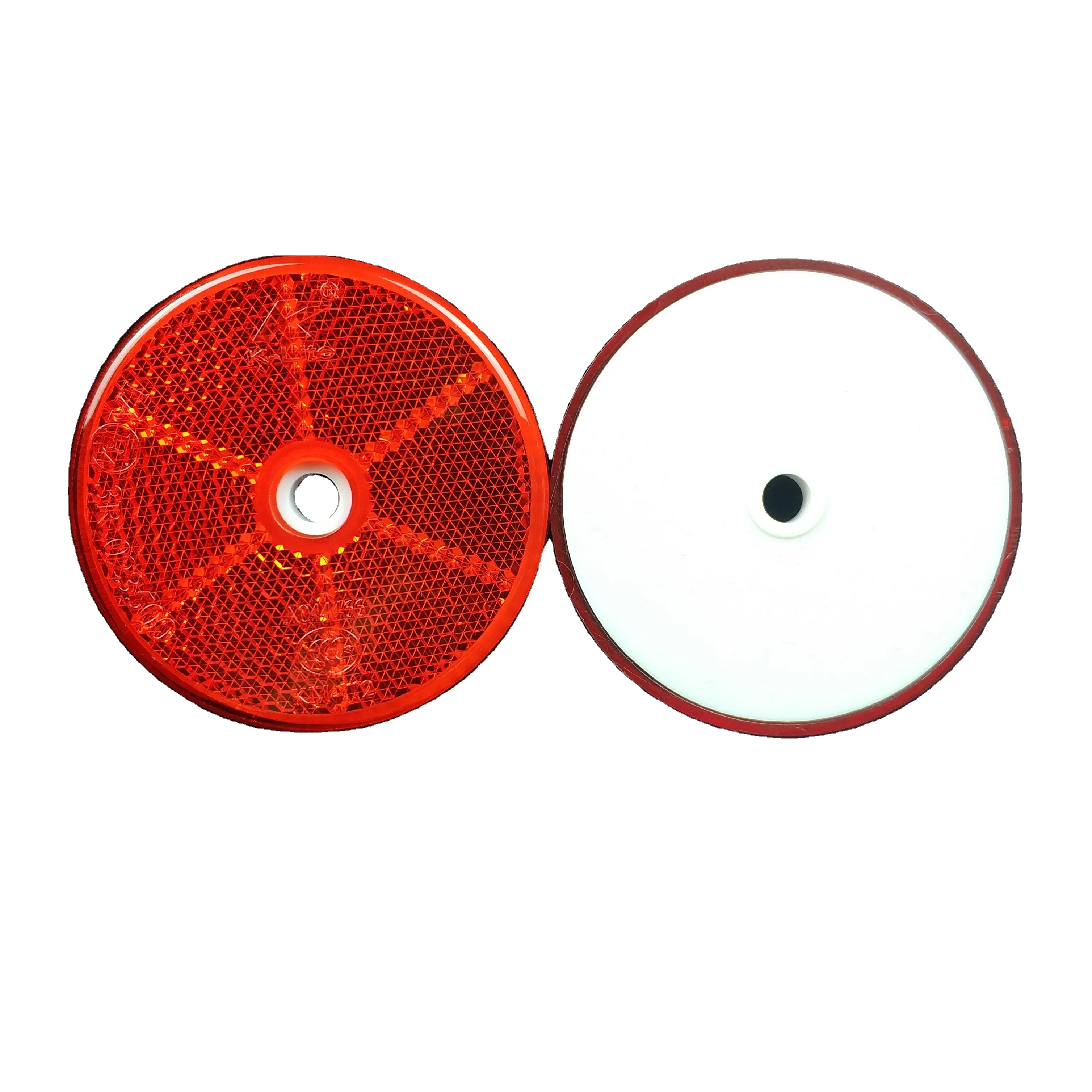 K-LITE Plastic reflective reflex reflector 60mm round reflectors