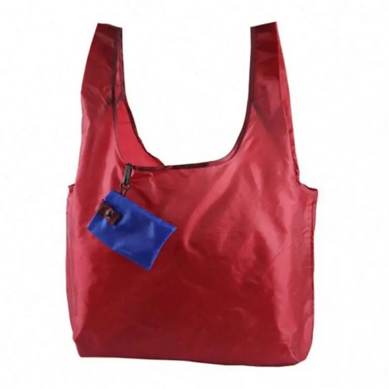 Promotional Folding Polyester Supermarket Trolley Shopping Bags