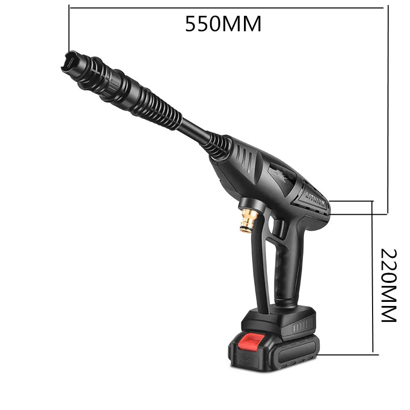 
Battery High Pressure Washer Gun 2021 Factory New Lithium Battery Water Washing Wireless Car Washer Electric Portable Water Gun 