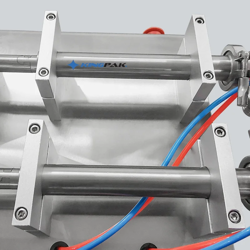 100ml Desktop Double Heads Pneumatic Automatic Liquid Filling Machine Price