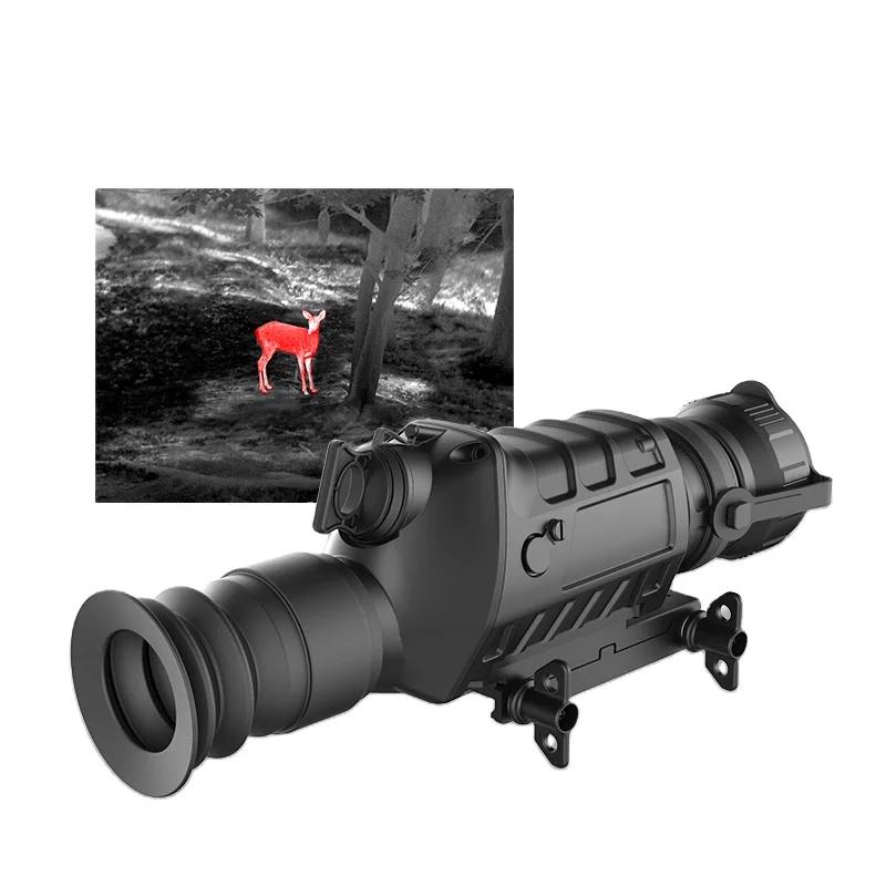 Non-Consumable scope riflescope hunting shooting thermal thermal imaging rifle scope riflescope thermal scope In Haze Day