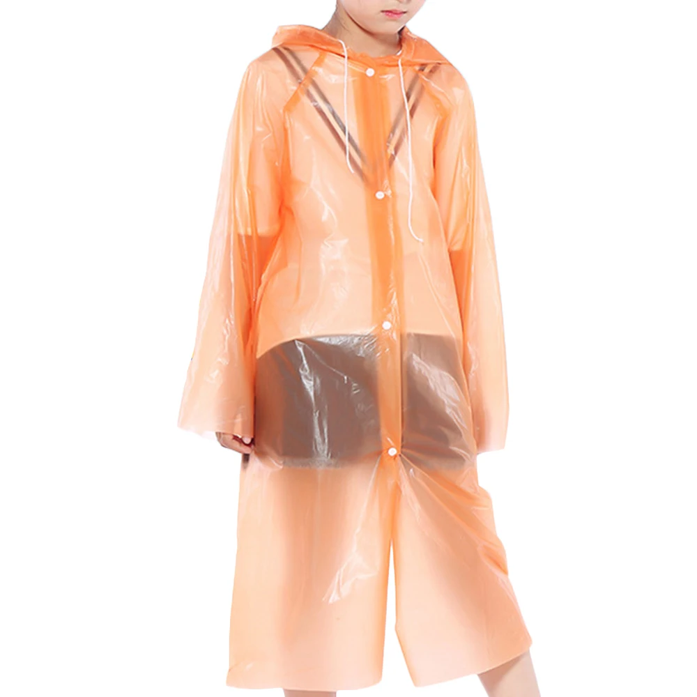 Ovida hoodie one time travel place poncho emergency premium raincoat PEVA disposable ponchos for kids
