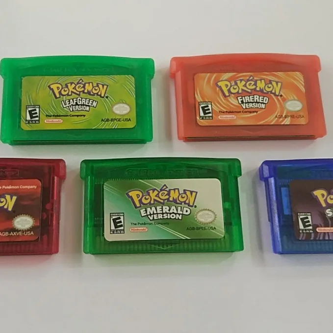 2022 Popular Pokemen For GBA Games For GBA Cards