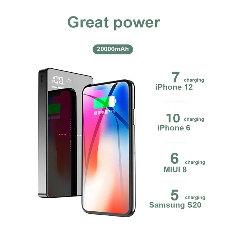  Самый дешевый внешний аккумулятор Мобильные аксессуары ABS Материал корпуса зарядное устройство портативное Внешний