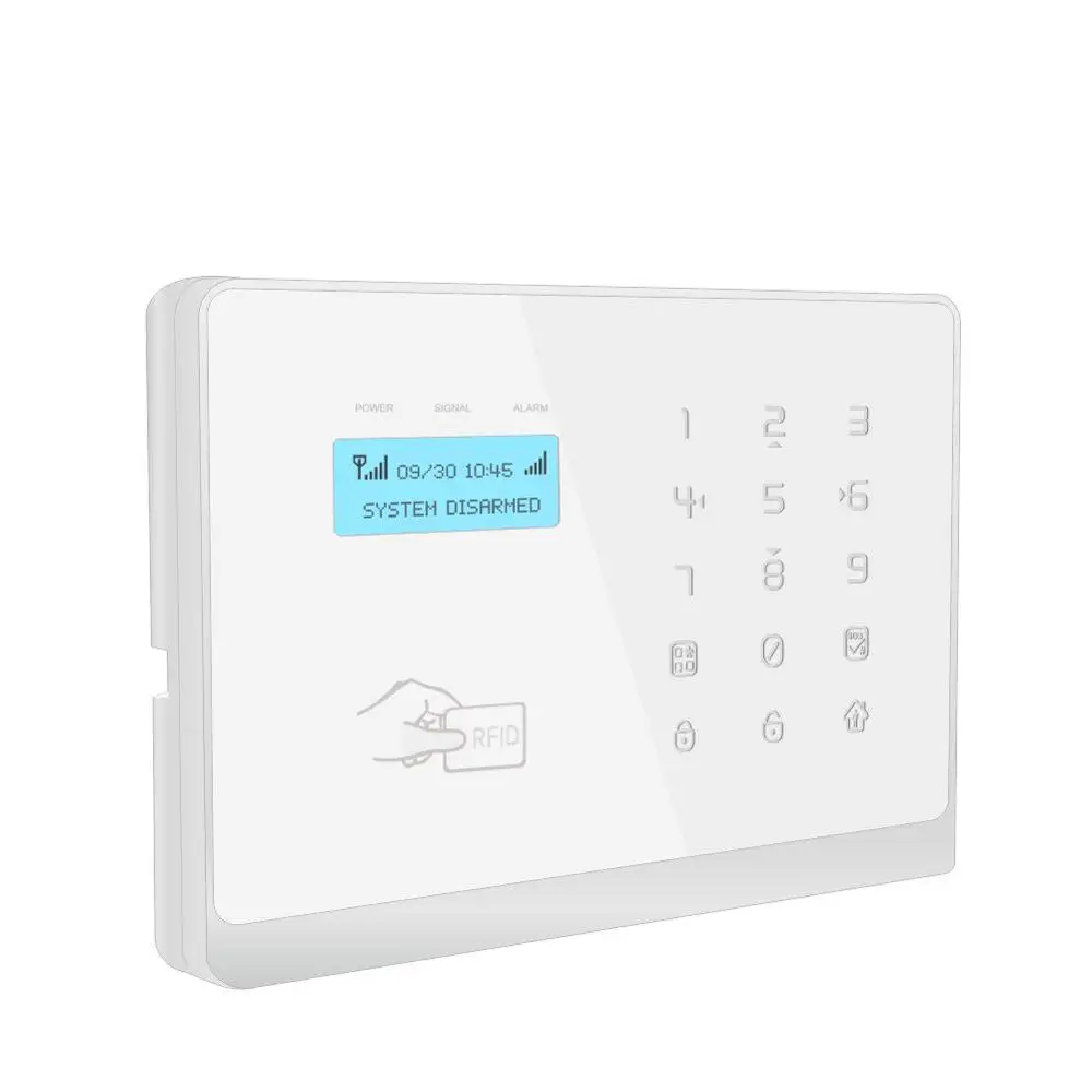 3G 4G Smart Home Security burglar Alarm System GSM + Wifi wireless business security with IP camera and free outdoor siren