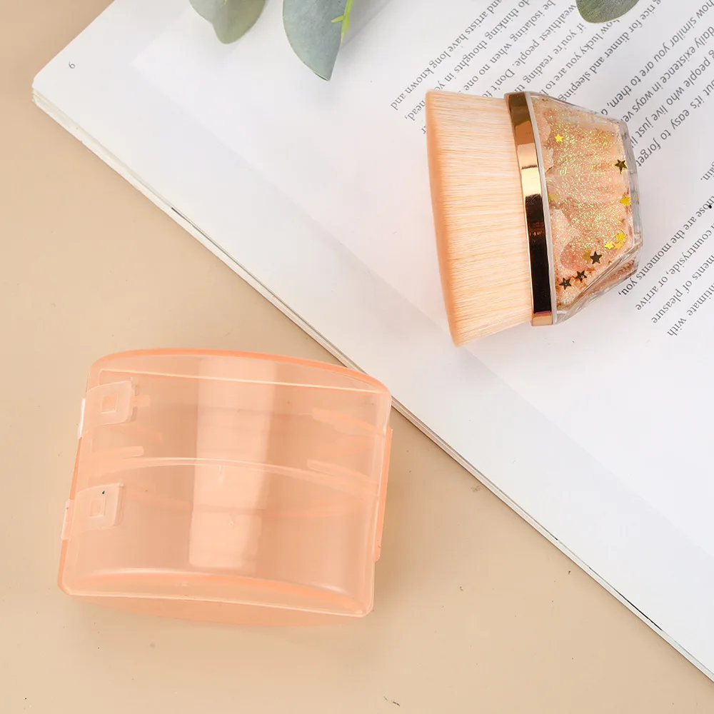 New 55 petal makeup brush quicksand handle foundation liquid beauty makeup concealer brush 55 magic foundation brush wholesale