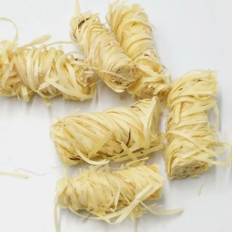 32 pcs waxed wood wool fuel/firelighter for grill and fireplace