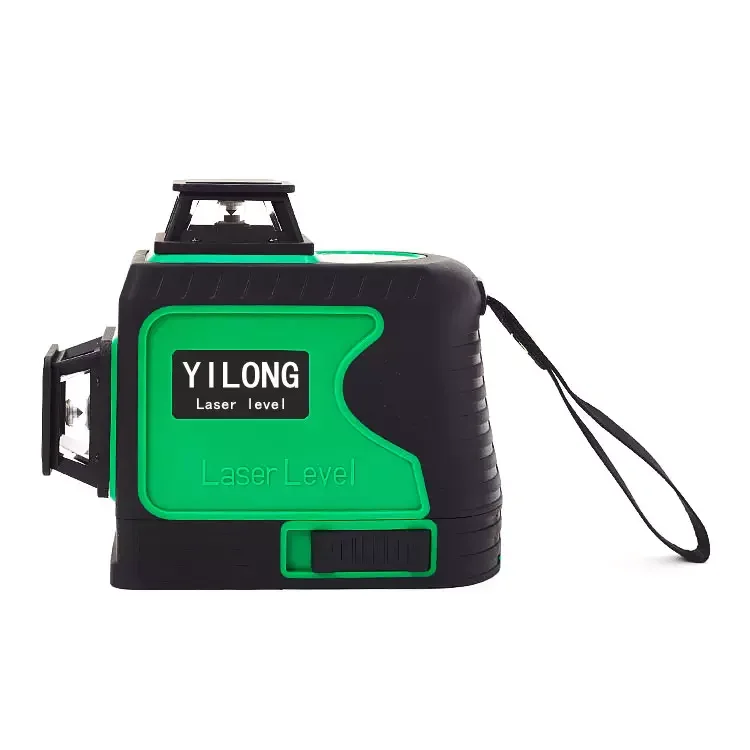 Automatic Self Leveling 360 Rotating Rotary 3D Laser Multi Cross Line Red Green Beam Laser Level 3D 12 Lines Meter