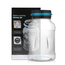 Electronic Digital Lcd Piggy Bank Counter Coin  Money Saving jar Coins Storage Box for Euro GBP Money
