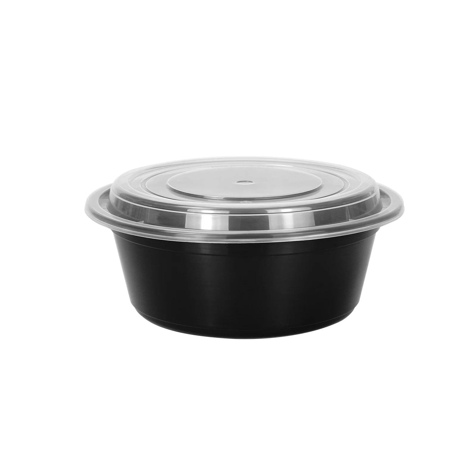 38oz 38 ounce 1100ml Round Reusable Heavy Duty Food Storage Container Food Grade Plastic Lunch Box Takeaway Bento Box with Lid