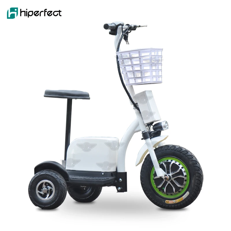 Cheap 500W 48V20AH 3 three wheel mobilty zappy electric scooter for old people