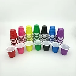 Mini Beer Pong Game Red 2oz Shot Glass Party Mini Cups