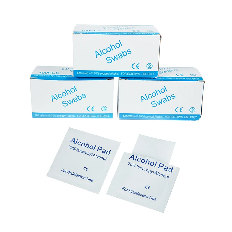 Individual Packaged CHG Swabsticks Alcohol Impregnated Swabs With Chlorhexidine