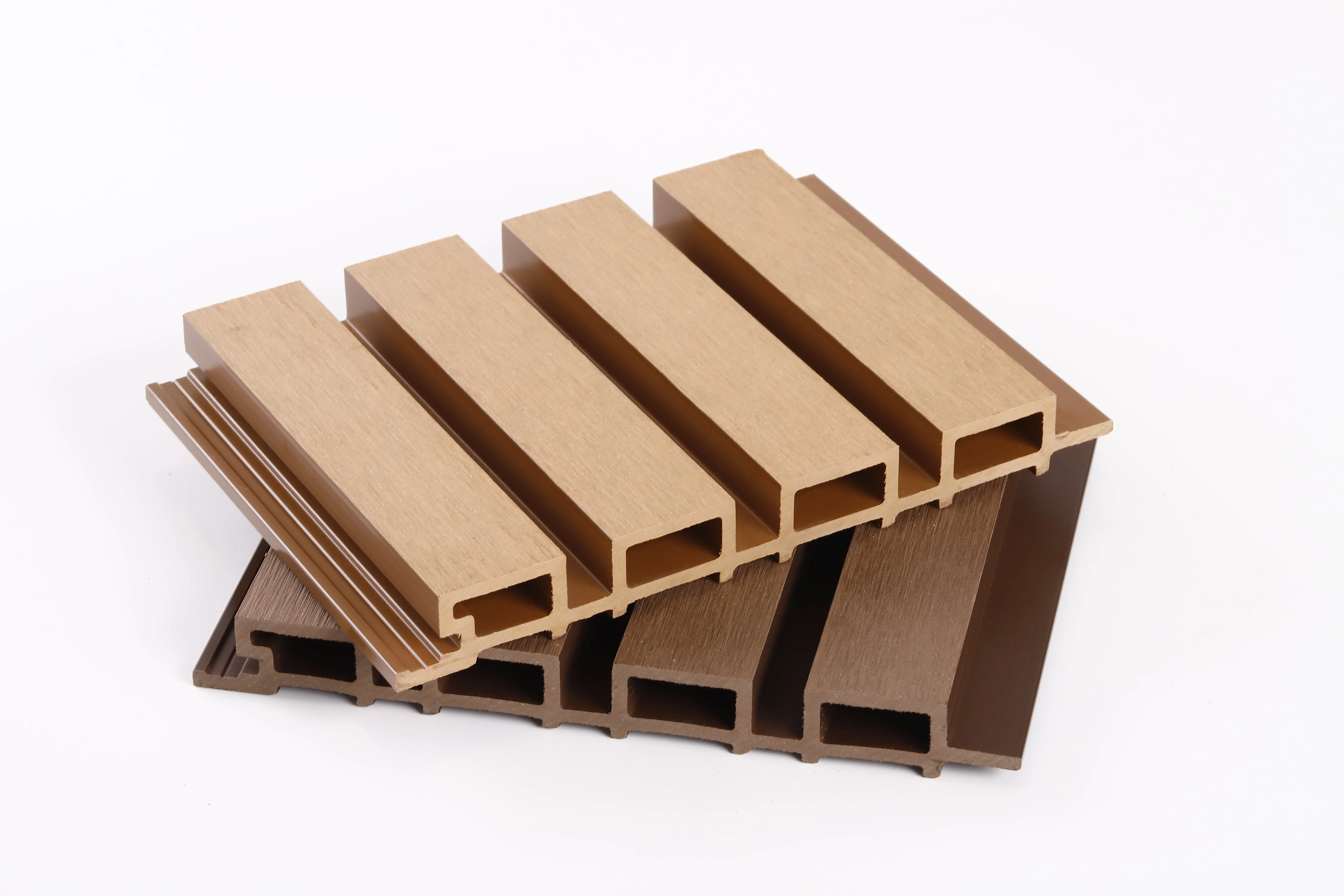 PVC Co-extrusion Panels Waterproof UV-resistant Exterior composite WPC Wall Panel Outdoor WPCWall Cladding
