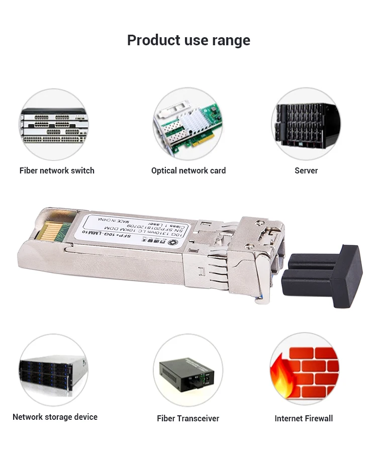 Wholesale 10Gx 1270Nm 1330Nm Transceiver Module 1270/1330 Optical Fibre Sfp Bidi 10G 10Km