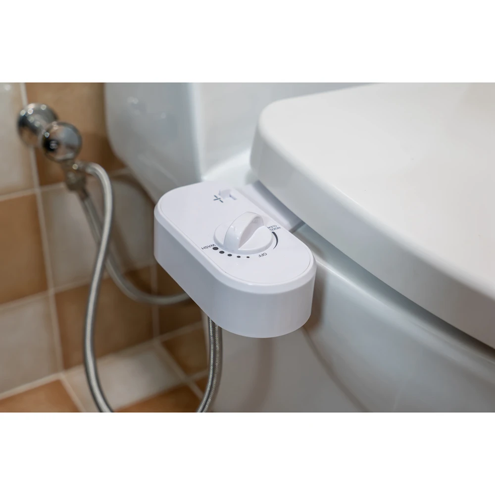 High Quality ABS Cold Water Slim Bidet Sprayer With Single Nozzle Retractable Non Electric Bidet Attachment