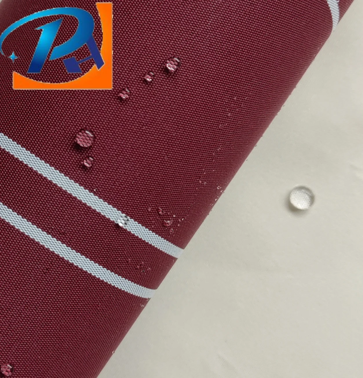 In stock waterproof woven 600D polyester fabric awning fabric for outdoor tent sunshade