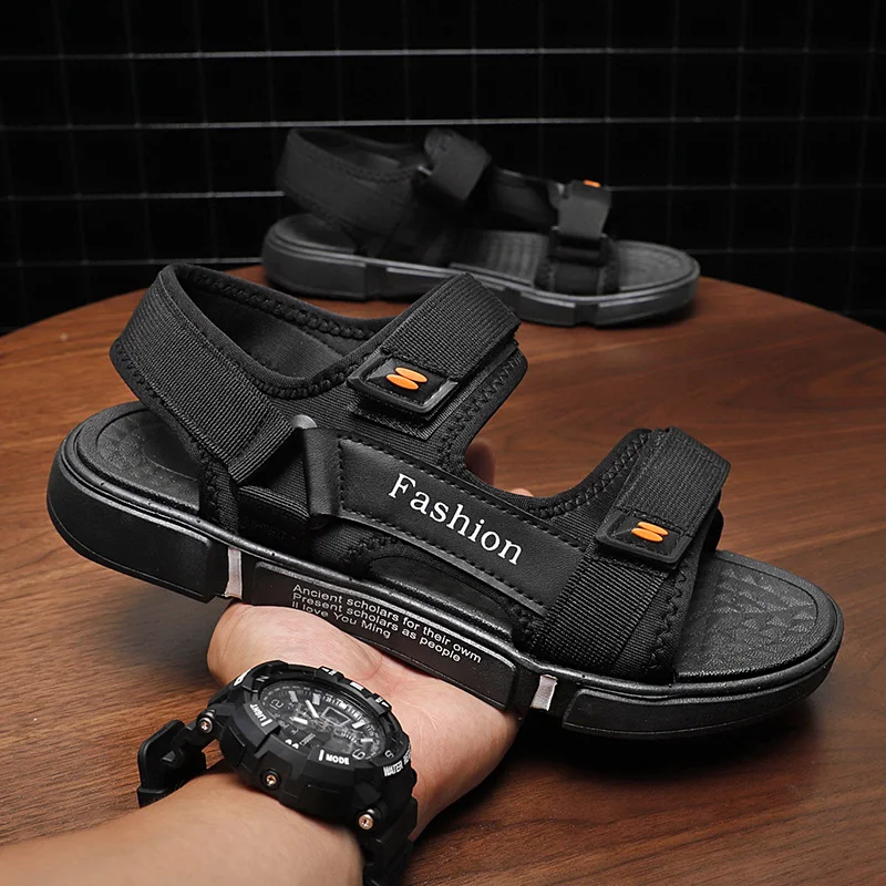 Wholesale Cheap Beach Shoes Sandals Slides Slippers Custom Logo Summer Rubber Sandals for Men 2022 Beach Sandals Men