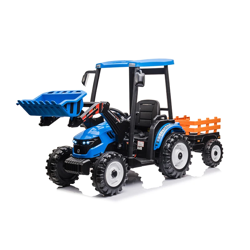 Hot Sale Unisex Ride-on Toy Electric Plastic Tractor for Kids Battery-Powered for 5 to 7 Years Age Range