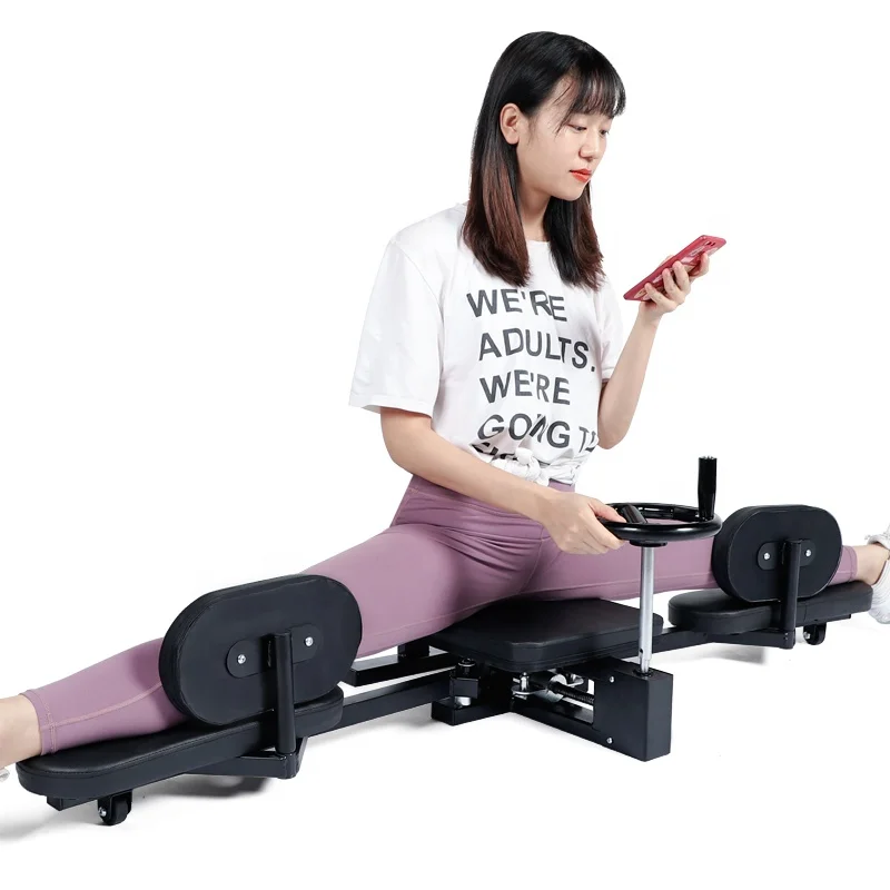 Fitness Body Building Home Use Free Weights Gym Equipment Martial Steel Arts Exercise Leg Stretcher Machine
