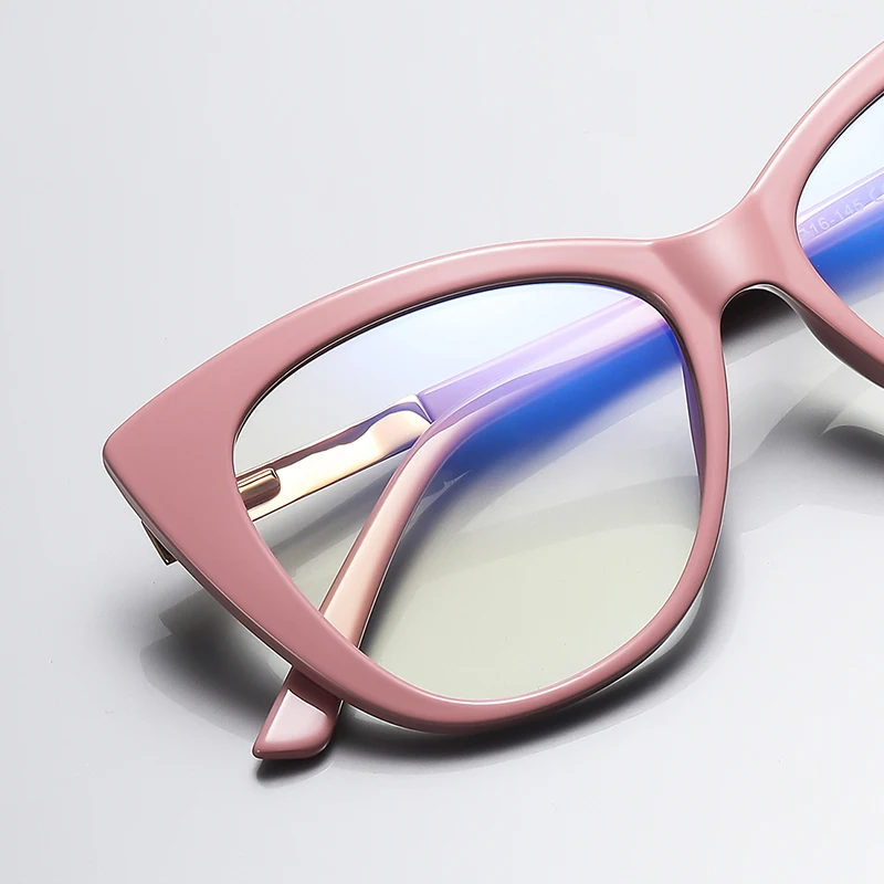 South American fashion optical frame women cat eye blue light block glasses computer glasses anti blue light