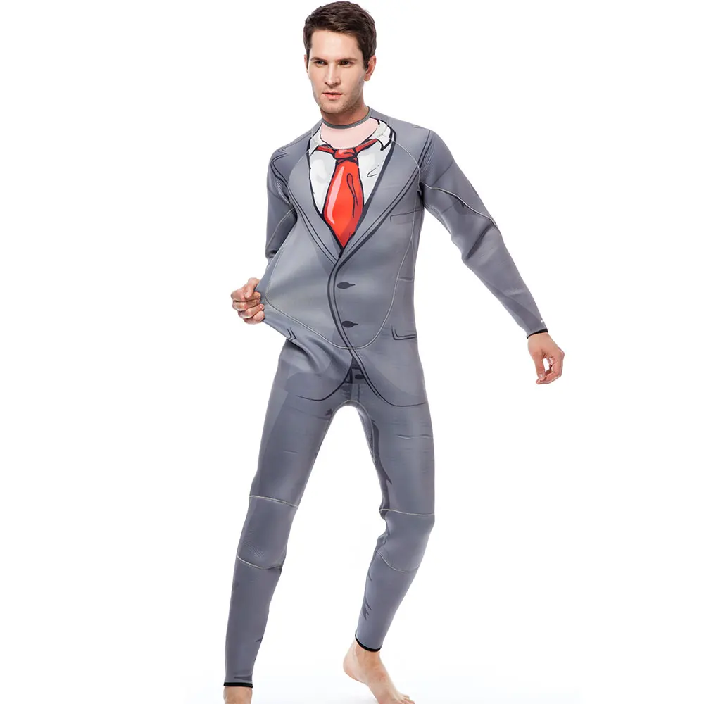 Wholesale Nylon Diving Suits Long Sleeve Keep Warm Surfing Swimming Wetsuit For Men