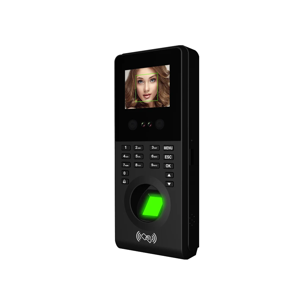 Wiegand RFID Security Door Face Recognition Fingerprint Acces Control System Punch Card Keypad Attendance Machine