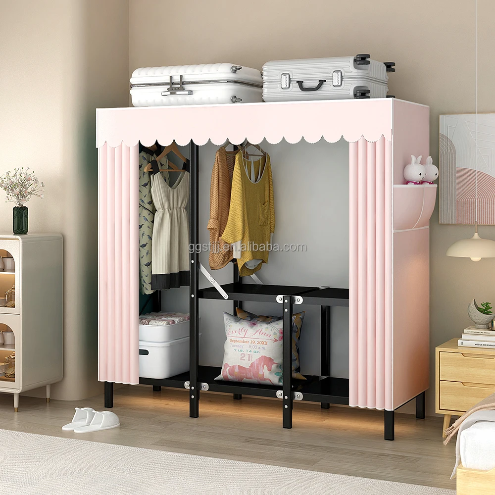 Luxury home closet simple wardrobe bedroom storage 3 door closet bedroom wardrobe furniture