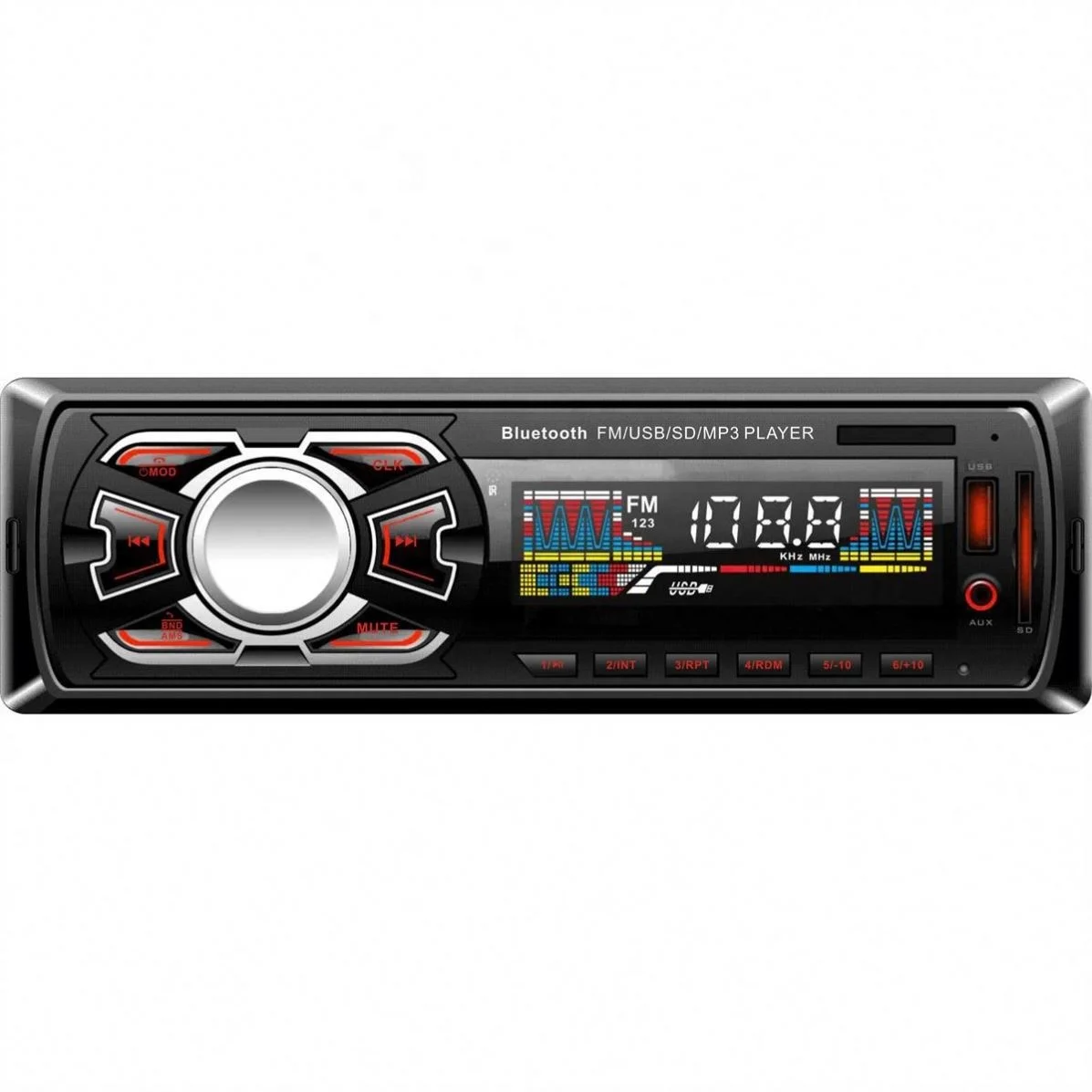 Hot Selling Product Car Radio Mp3 Player With Blueteeth Audio Fm Radio Short&thick Radio Car Mp3 Player For Jsd-520