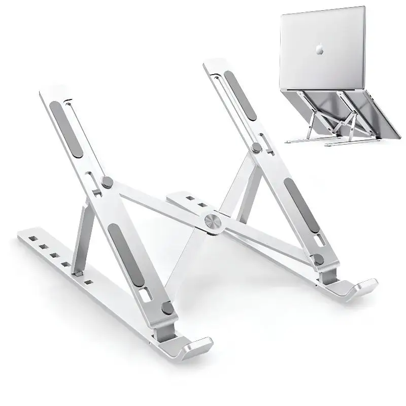 Portable Laptop Stand Aluminium Alloy Foldable Notebook Holder Tablet Base Cooling Stand For Macbook Pro Pc Computer Accessories