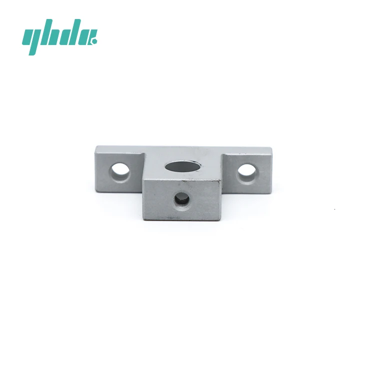 New GCJ08 3mm 20mm 50mm Shaft Aluminum Linear Motion Rail Clamping Guide Support Screw Fixing Shaft Support for CNC Machine