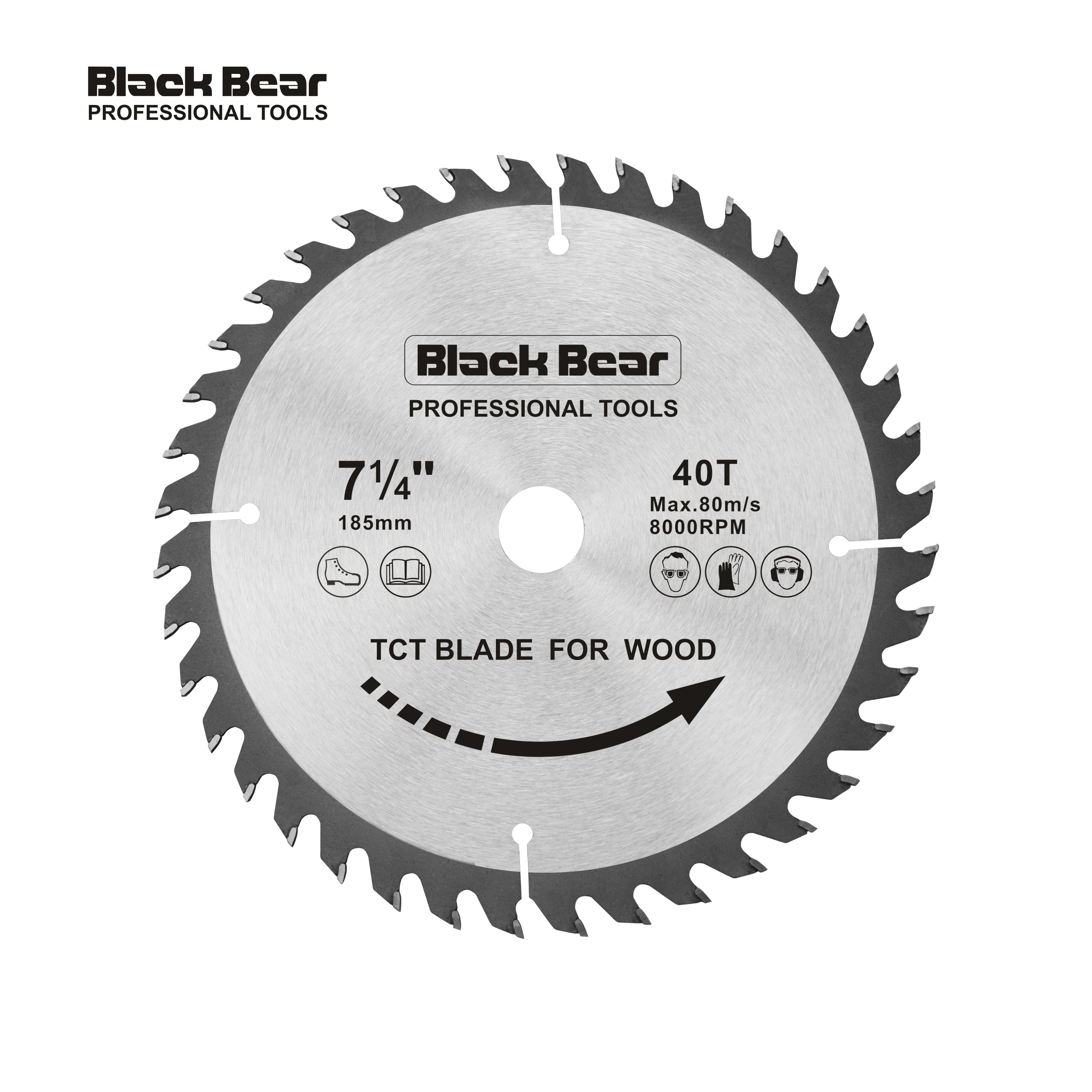 BLACK BEAR 9Inch  230MM Circular Saw Blades 40 Tooth For Wood tct saw blade circular tct saw blades