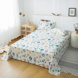 wholesale summer cotton single home student dormitory  adult bedding flat sheet liningss items children kid bedsheet