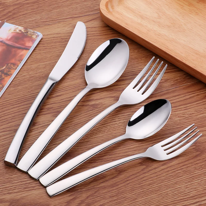 Buyerstar Flatware Cutlery Stainless Steel 304 Spoon Fork Knife Silverware Set