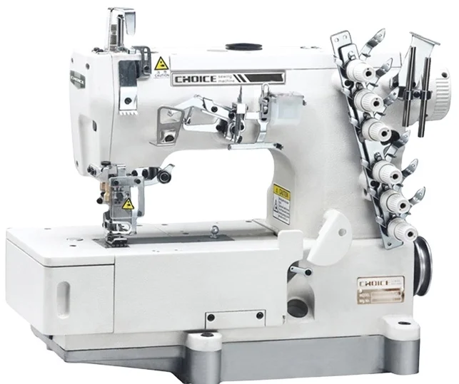 GC562-04DB Needle position 6.0  Interlock Sewing Machine 4 needle 6 thread Flat-bed With clutch motor 400W
