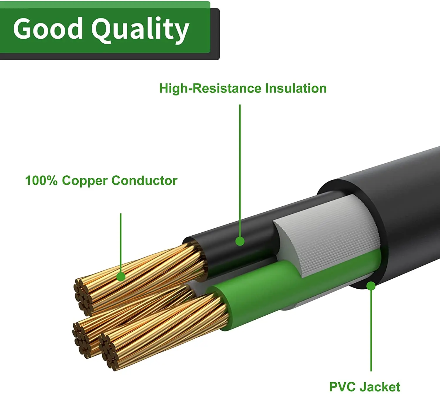 J495 30 Amp to 110 Volt RV Adapter Cord 12 Inch NEMA 5-15P to NEMA TT-30R Electrical Power Adapter with LED Power Indicator
