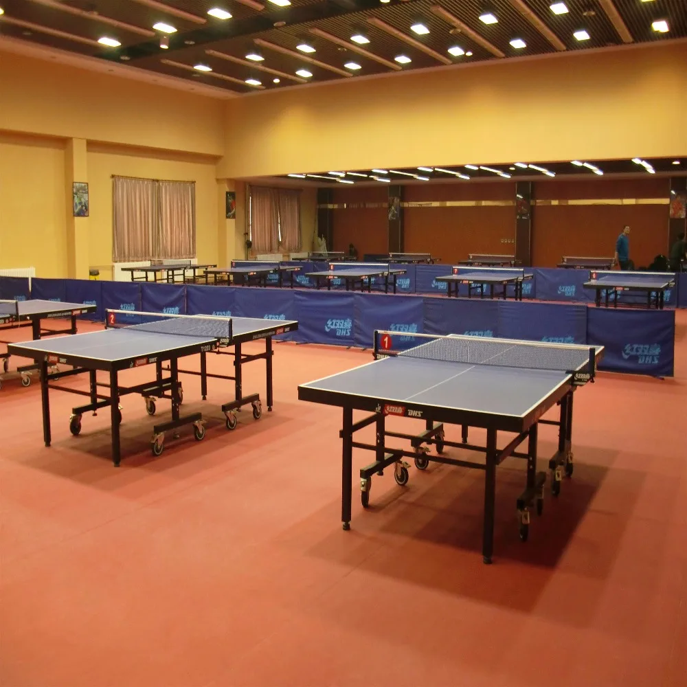 Indoor PVC Sports Table Tennis Floor Mat Certificated by ITTF in Roll