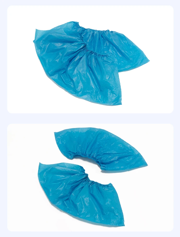hot sale custom disposable shoe cover non-woven non slip safety shoe covers disposable