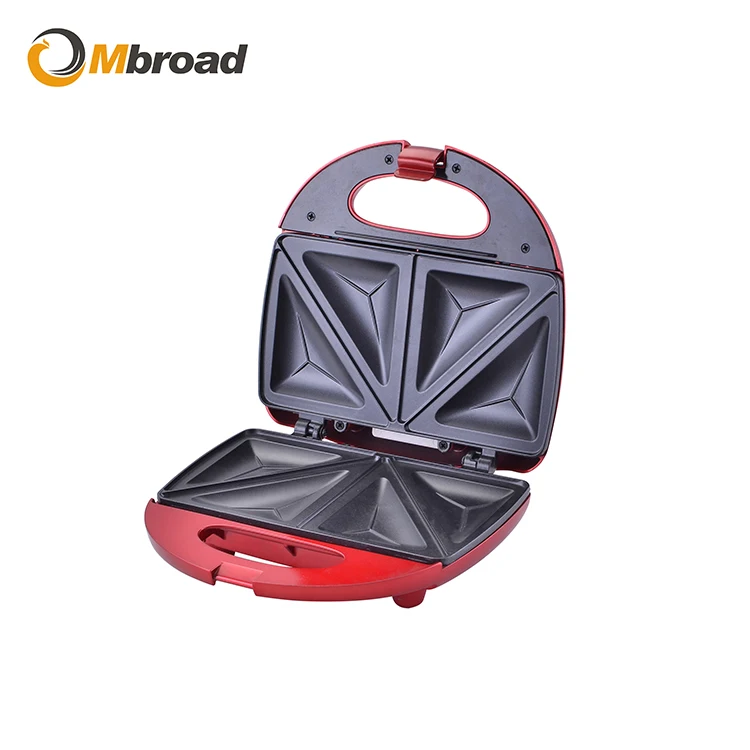 Multifunctional Adjustable Temperature 2-Slice Sandwich Bread Waffle Maker Toaster Grill