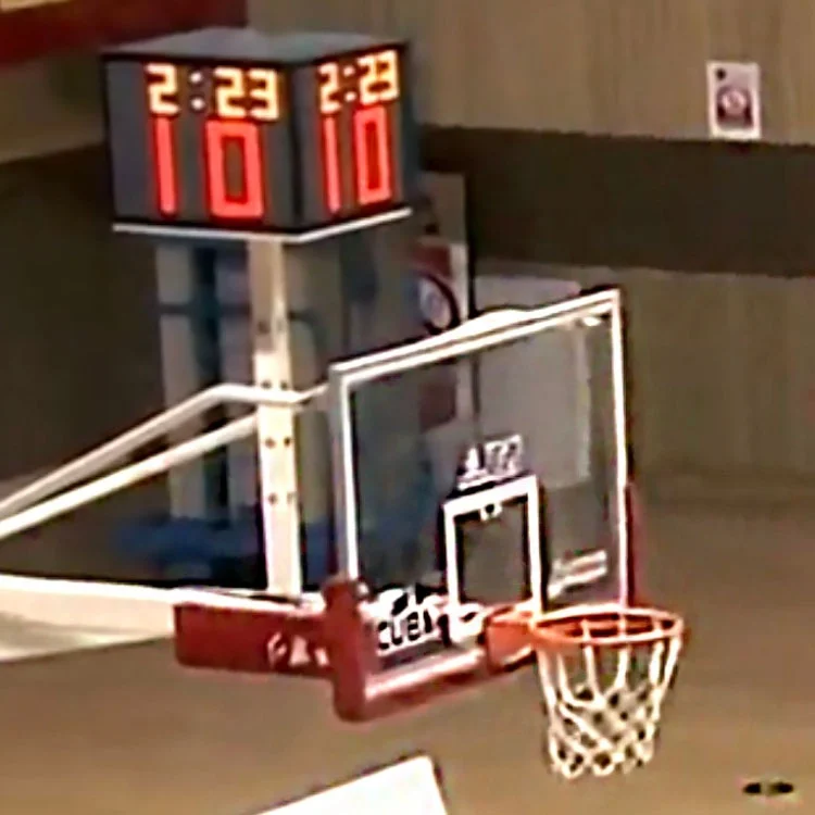 Indoor Wireless Remote Control Four Side 24 Second Shot Clock Basketball Game Timer With Console