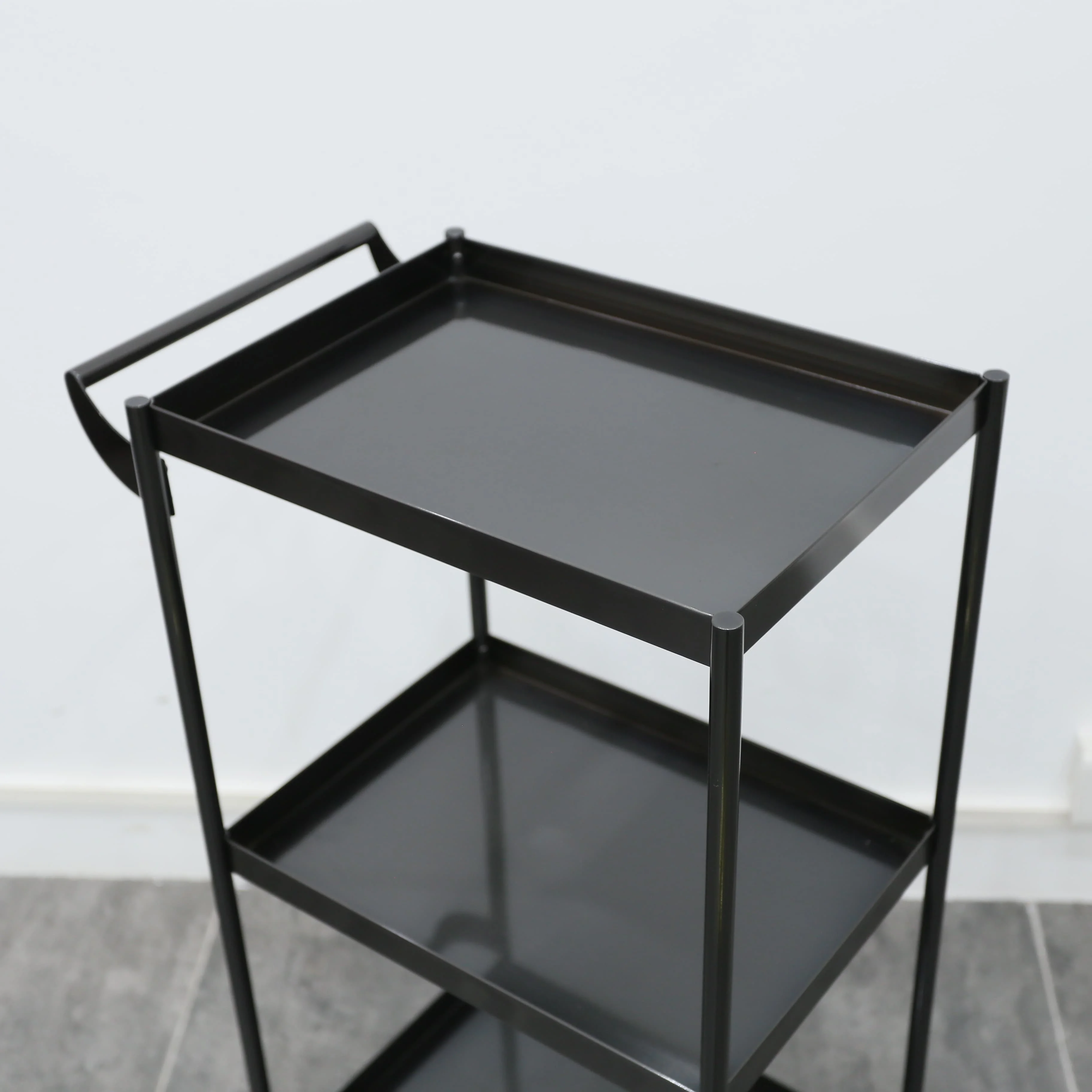 Salon Trolley Cart Hair Extension Metal Foldable Beauty Hair Hairdressing Cart Spa Salon Trolley