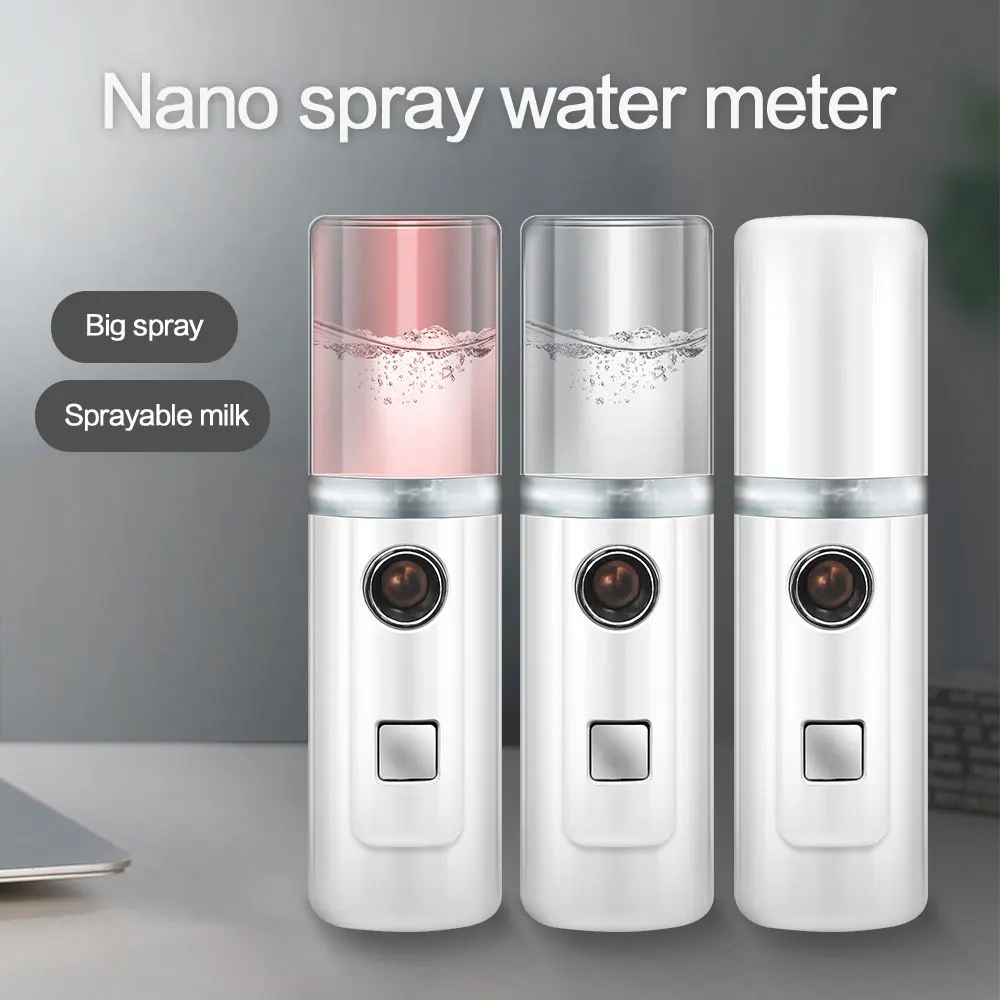 
Wholesale custom logo handheld face steamer machine 30ml mini nano mist sprayer portable electric automatic alcohol sprayer 