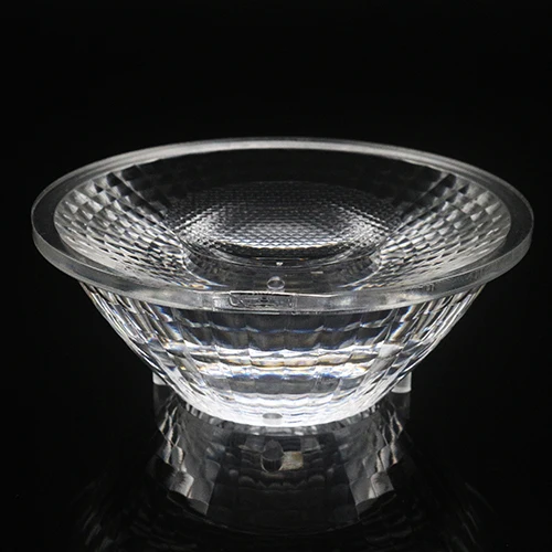 
Manufacturer 80MM PMMA Plastic Optical LED Lens Indoor Retail Led Lenses Down Light Track light lens LES 6-21MM TIR LED Lens 