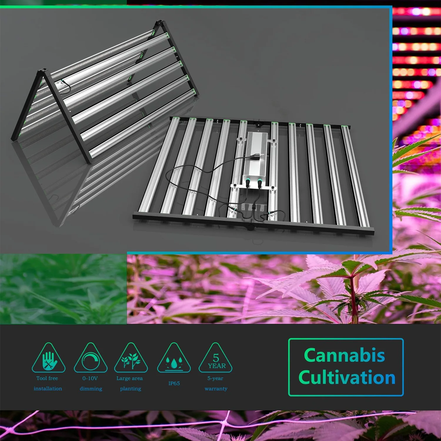 Best Quality Garden Supplier For Up Lights Board Light And Hydroponic PCB - 1200W Available Led Grow Light