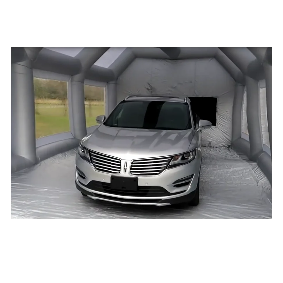 CAIXIN на заказ автомобильный надувной гигантский автомобиль рабочая станция спрей краска палатка
