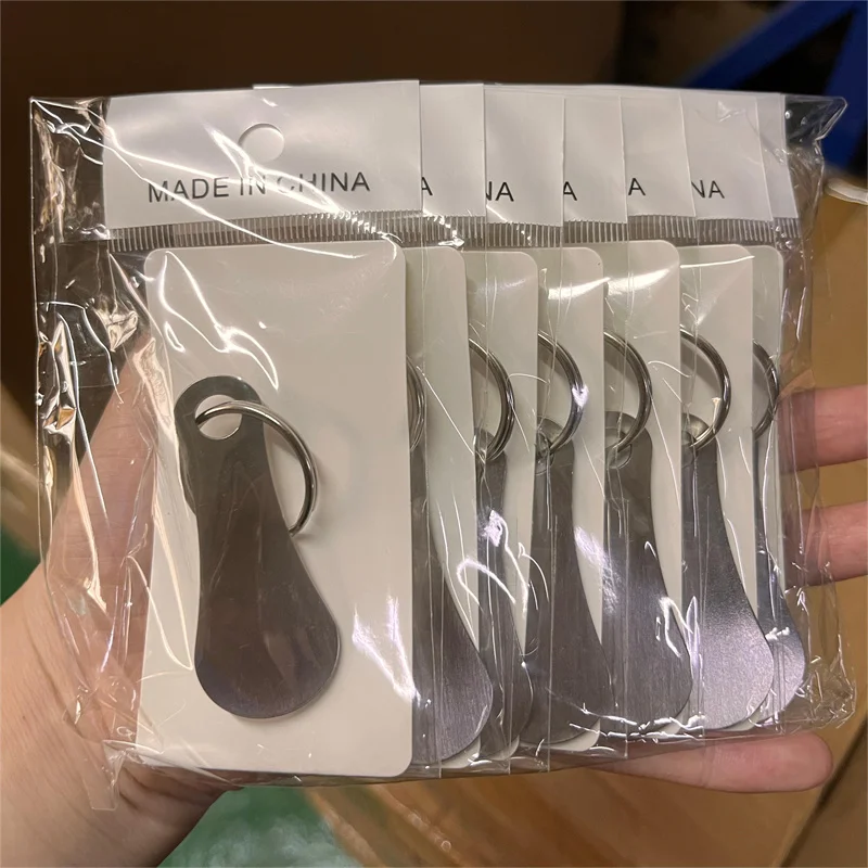 Hot sale home promotion custom Sublimation logo key ring keyring supermarket token keychain shopping trolley coin