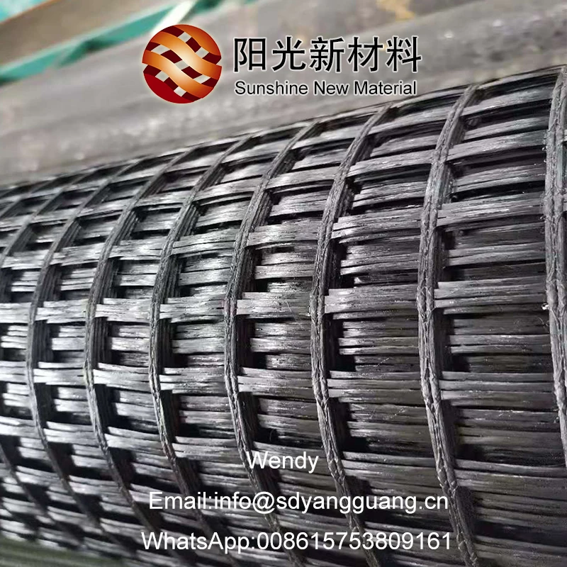 50Kn 100Kn 200Kn Biaxial GlassFiber geogrid