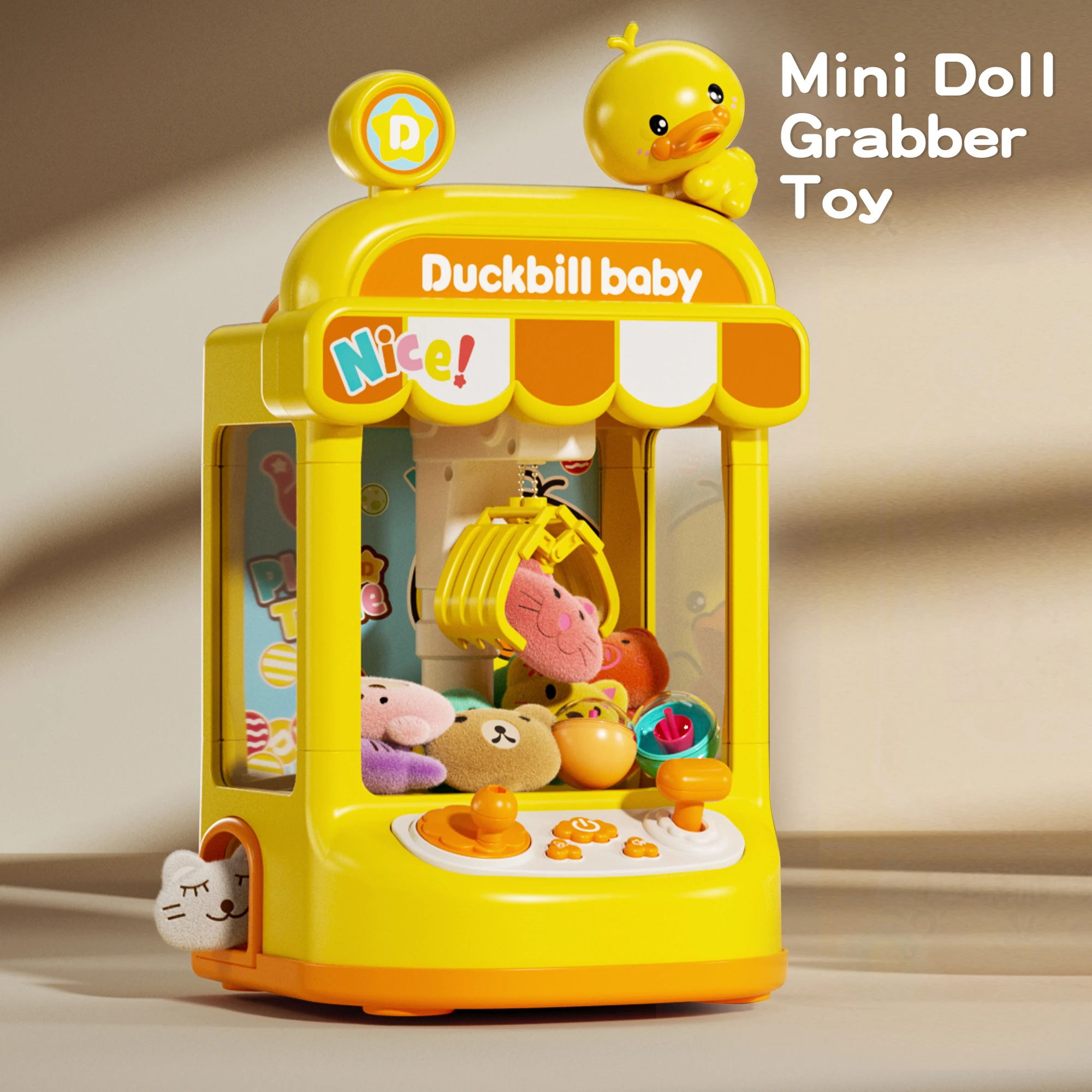 XST Mini Claw Machines for Adults Kids B/O Candy Story Vending Prize Machine Crane Game Machine Toys